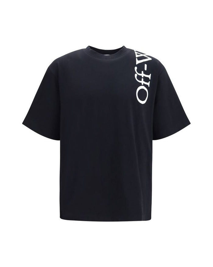 Off-White Black Cotton T-Shirt