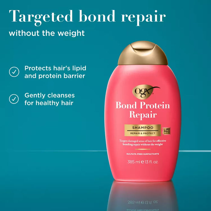 Ogx Protect & Repair Bond Lightweight Shampoo – 13.0 Oz – 6 Pack