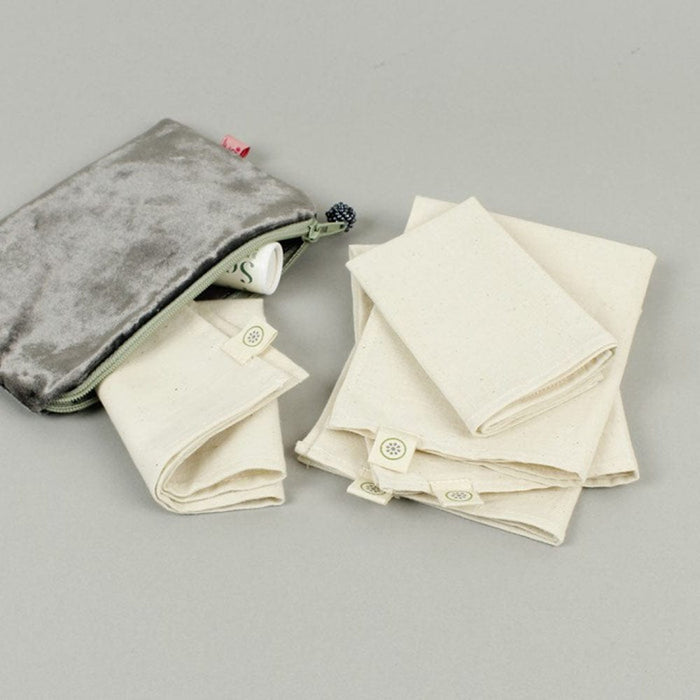 Organic Cotton Reusable Tissues - Pack of 5 &Keep
