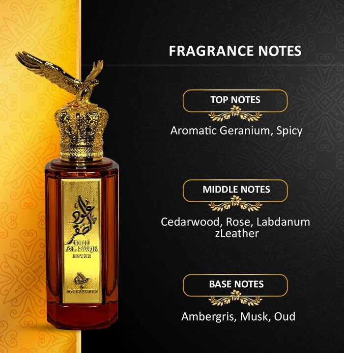 Otoori Oud AL Saqar Antar Perfume For Unisex, 100ml