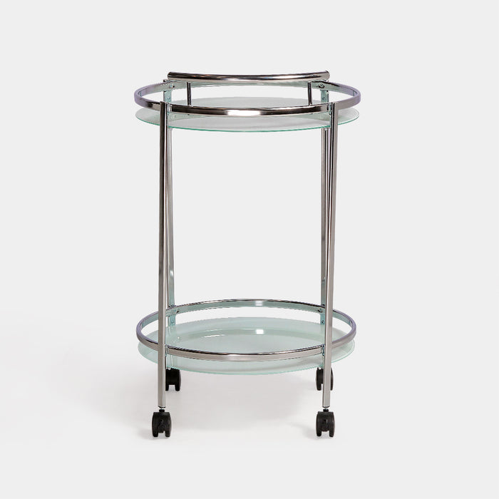 Our Home Aleks Round Bar Cart