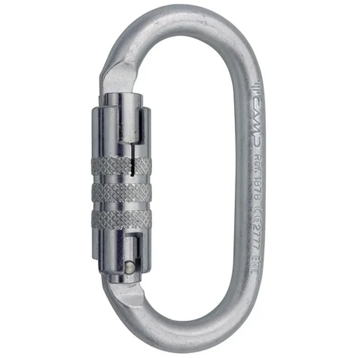 טבעת אובלית CAMP Pro 2Lock מפלדה לטיפוס וגלישה