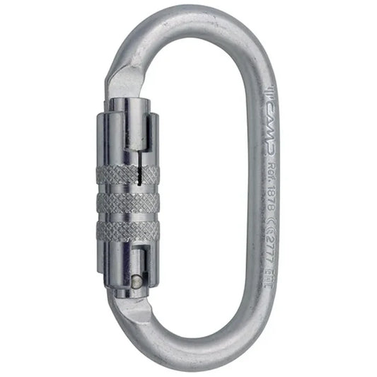 טבעת אובלית CAMP Pro 2Lock מפלדה לטיפוס וגלישה