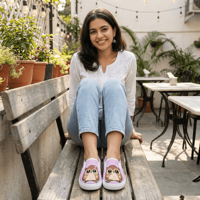 Owlish Slipons - The Quirky Naari