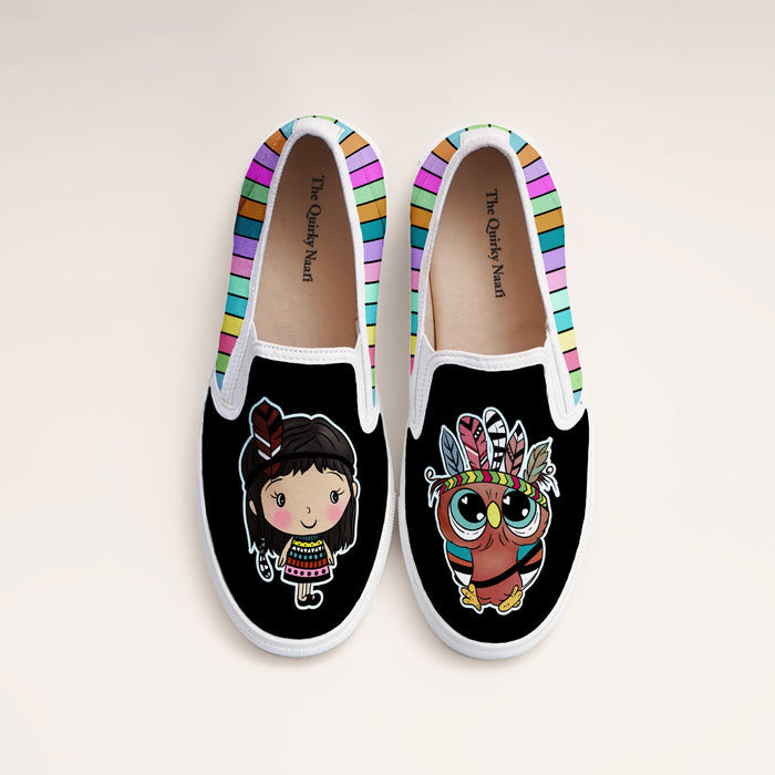 Owlsome Slipon - The Quirky Naari