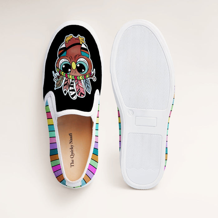 Owlsome Slipon - The Quirky Naari