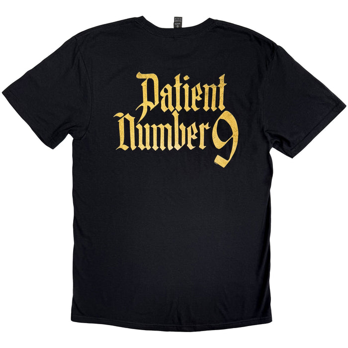 OZZY OSBOURNE - PATIENT NO. 9 GOLD LOGO - T-Shirt Black (Back Print)