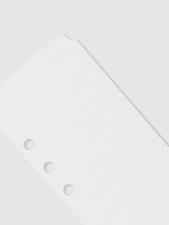 Closeup of page marker on a neutral background.