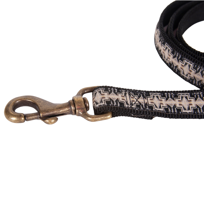 PENDLETON-DOG-COLLAR-LEASH-HARDING-BROWN
