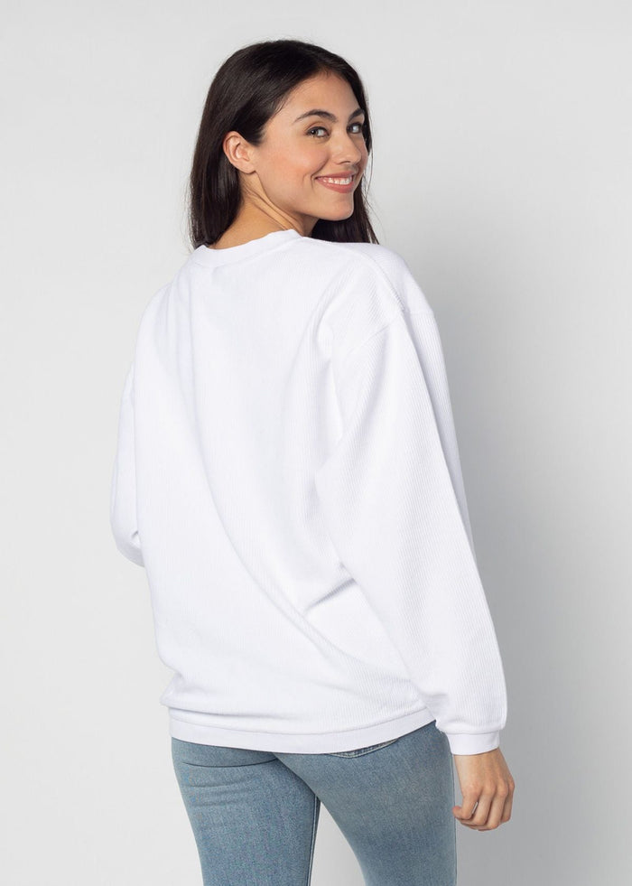 Penn State Nittany Lions Women's Clubhouse Original Corded Crew in White