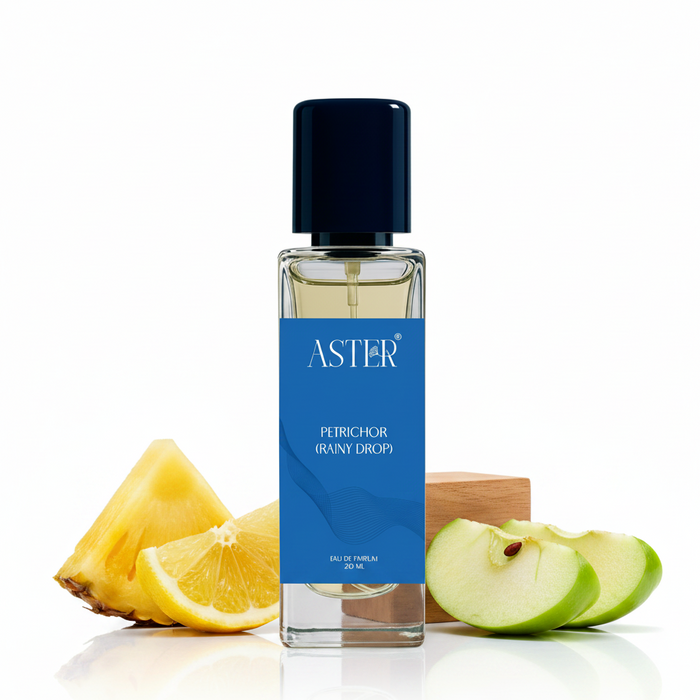20ml bottle of Petrichor (Rainy Drop) EDP for Men perfume