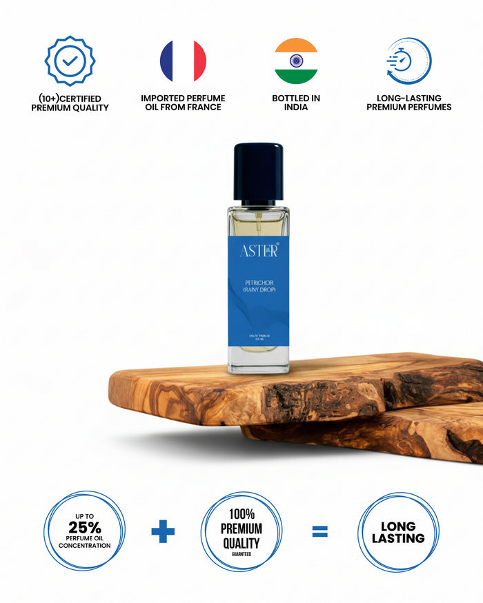 Bottle of Petrichor (Rainy Drop) EDP for Men, 20ml