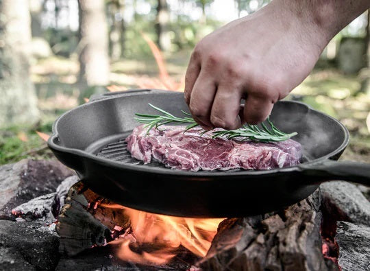 Petromax Cast Iron Grill Fire Skillet - GP35-T (One Handle)