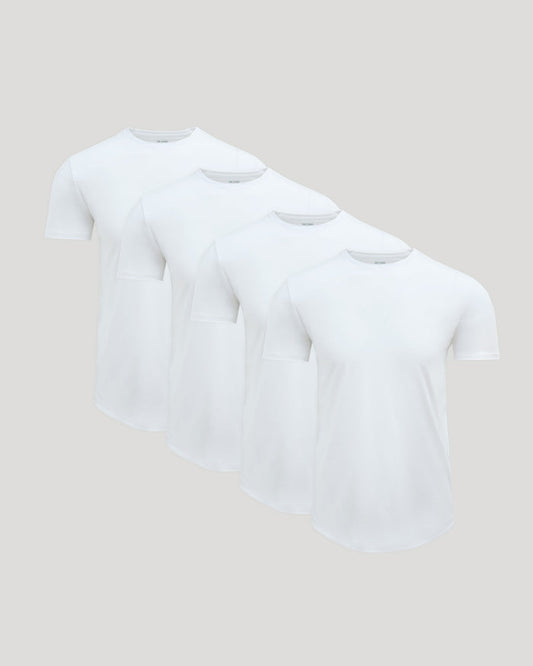 True Classic Men’s Pima Cotton Blend Curved Hem Crew lineup.