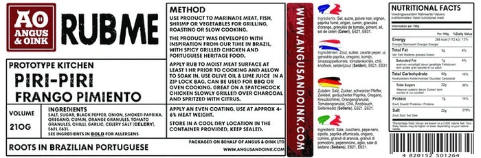 Piri Piri Seasoning 220g