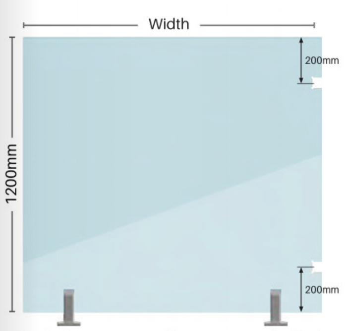 Polaris / Atlantic Glass Pool Fence HINGE Panel, 12mm toughened glass frameless pool fence hinge panel - Image 2