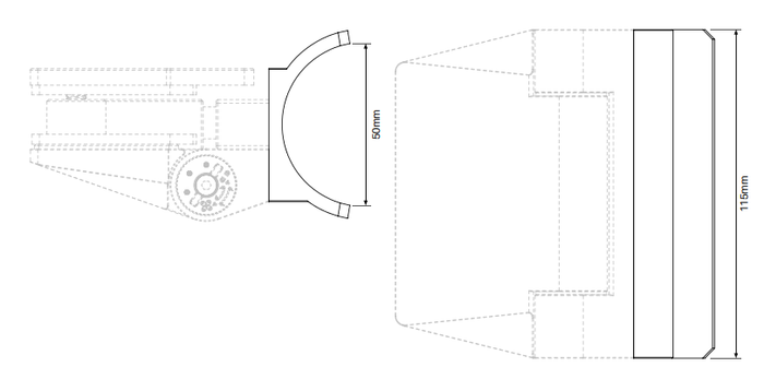 Polaris square or round post plates 125 series - SS2205 - Image 2