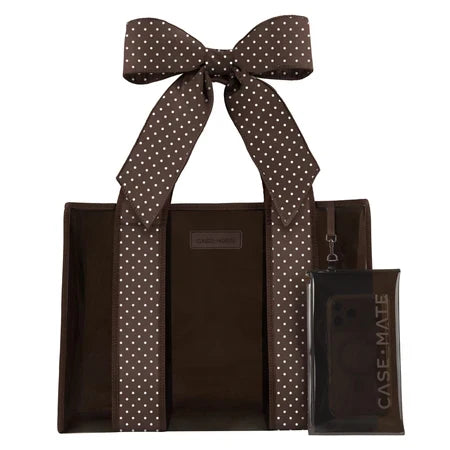 Polka Dot Bow Jelly Tote Bag