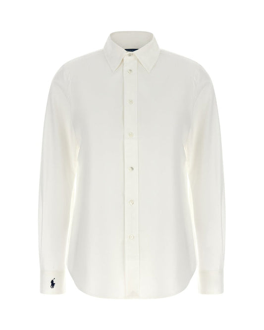 Polo Ralph Lauren White Cotton Blouse