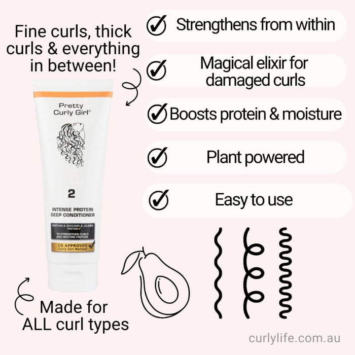 Pretty Curly Girl Intense Protein Deep Conditioner