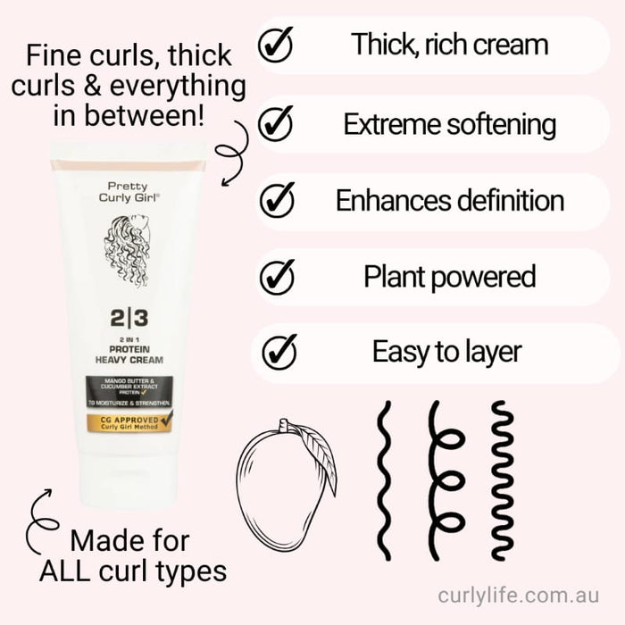 Pretty Curly Girl Protein Heavy Cream (2-in-1)
