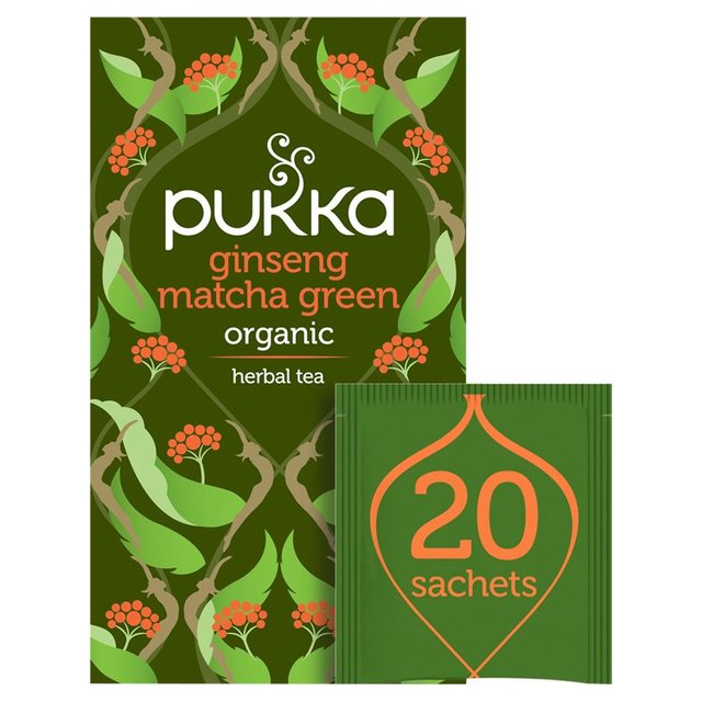 Pukka Ginseng Matcha Green Tea 20 Bags