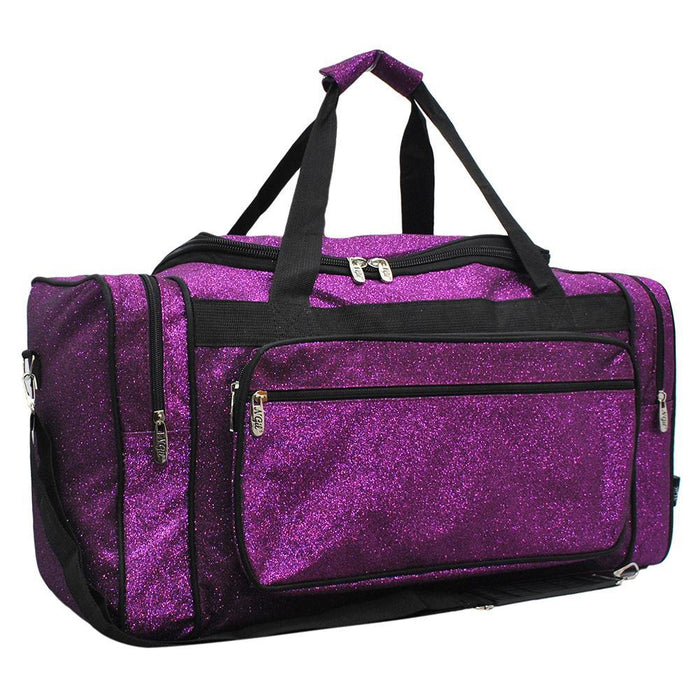 Glitter duffle bags for girls, cheer duffle bags for girls, purple glitter cheer bag, purple glitter dance bag, dance bag for girls personalized, dance personalized gifts, cheer competition 2019, cheer gifts for cheerleaders in bulk, monogram duffle bags, personalized duffels.