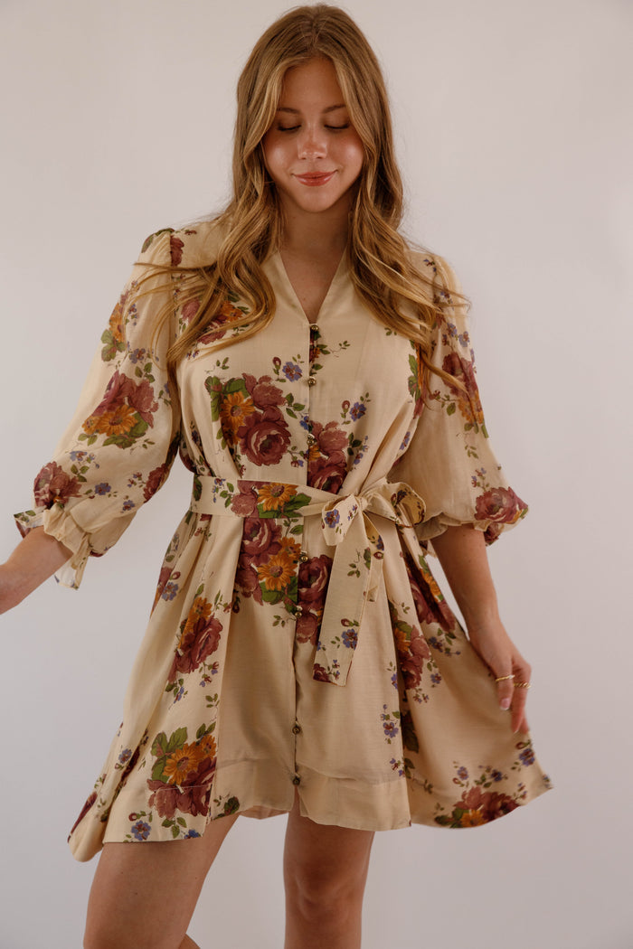 Recalling Old Memories Mini Dress