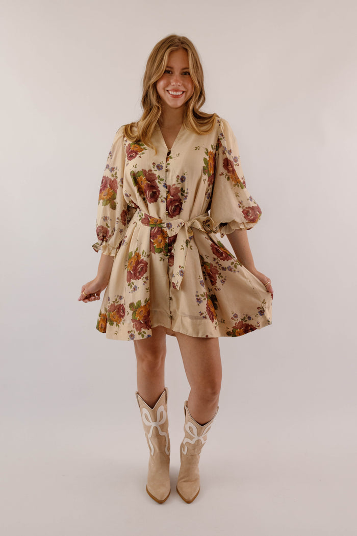 Recalling Old Memories Mini Dress