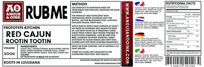 Red Cajun Seasoning 220g