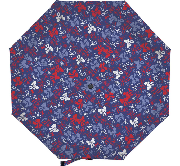 Red, White & Bows Umbrella