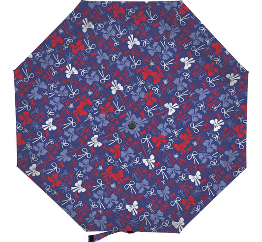 Red, White & Bows Umbrella