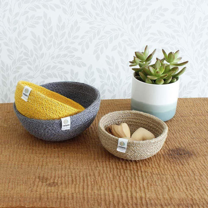 Respiin Jute Mini Bowl Set - Beach &Keep