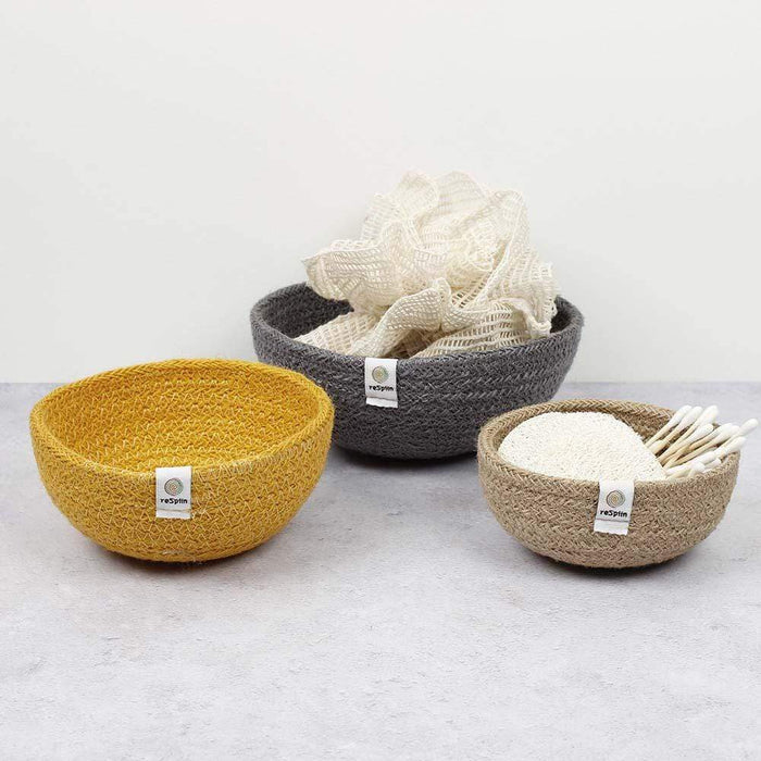 Respiin Jute Mini Bowl Set - Beach &Keep