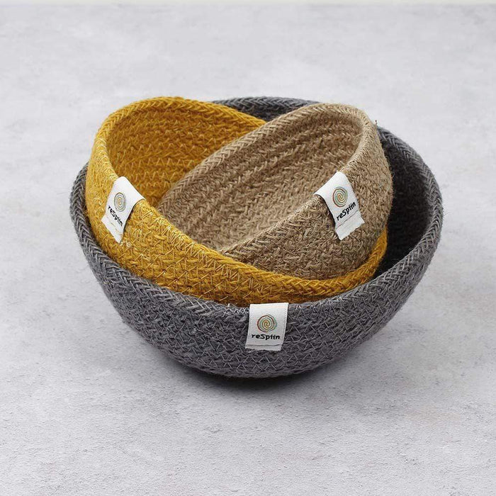 Respiin Jute Mini Bowl Set - Beach &Keep