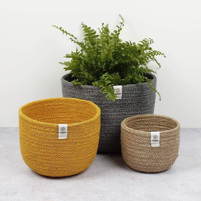 Respiin Tall Jute Basket Set - Beach &Keep