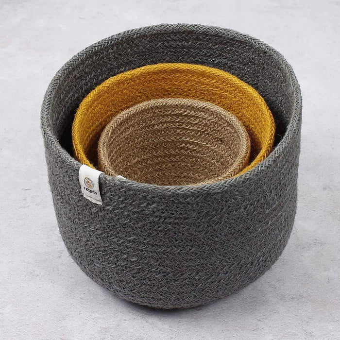 Respiin Tall Jute Basket Set - Beach &Keep
