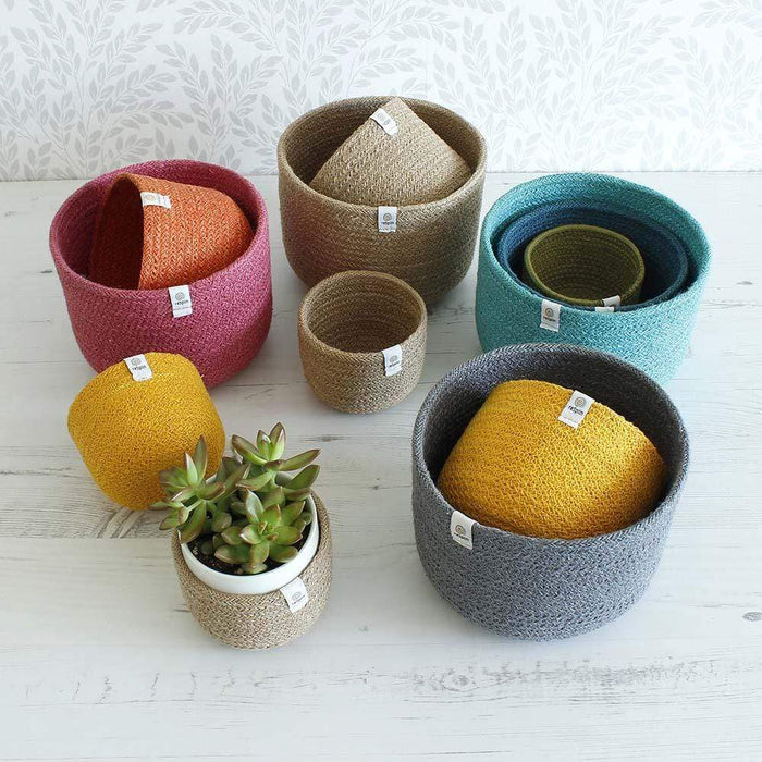 Respiin Tall Jute Basket Set - Beach &Keep