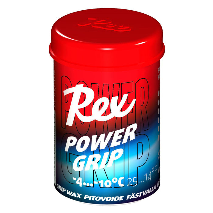 A product picture of the Rex Wax Fluoro-Free PowerGrip Blue (-4C/-10C) | 45g
