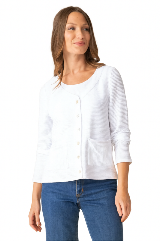 Ripple Effect Easy Cardigan Jacket - 16020