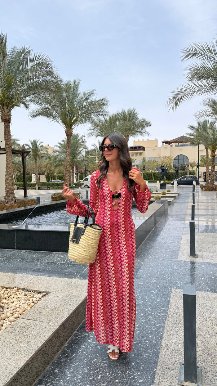 Robe crochet rose DS.Sélection