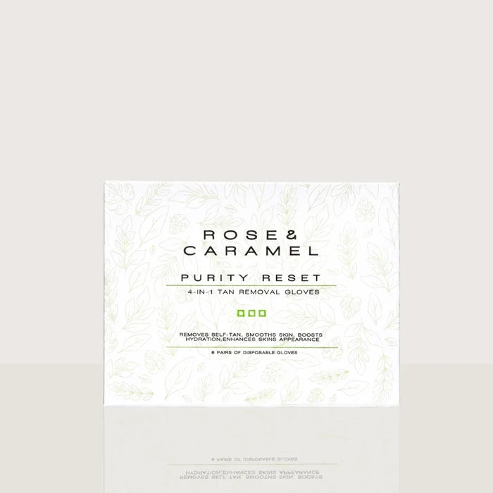 Rose & Caramel Purity Reset 4-in-1 Self Tan Removing Gloves