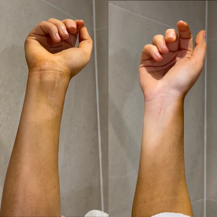 Rose & Caramel Purity Reset 4-in-1 Self Tan Removing Gloves