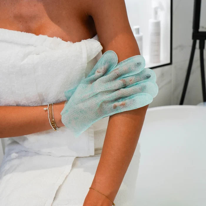 Rose & Caramel Purity Reset 4-in-1 Self Tan Removing Gloves