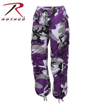 Rothco Womens Paratrooper Colored Camo Fatigues