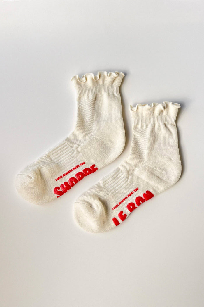 Ruffled Hugger Crew Socks | Le Bon Shoppe