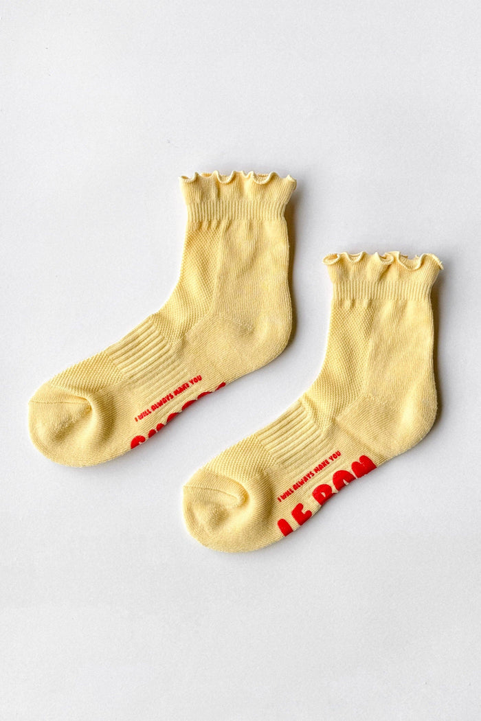 Ruffled Hugger Crew Socks | Le Bon Shoppe