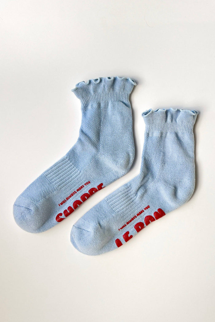 Ruffled Hugger Crew Socks | Le Bon Shoppe