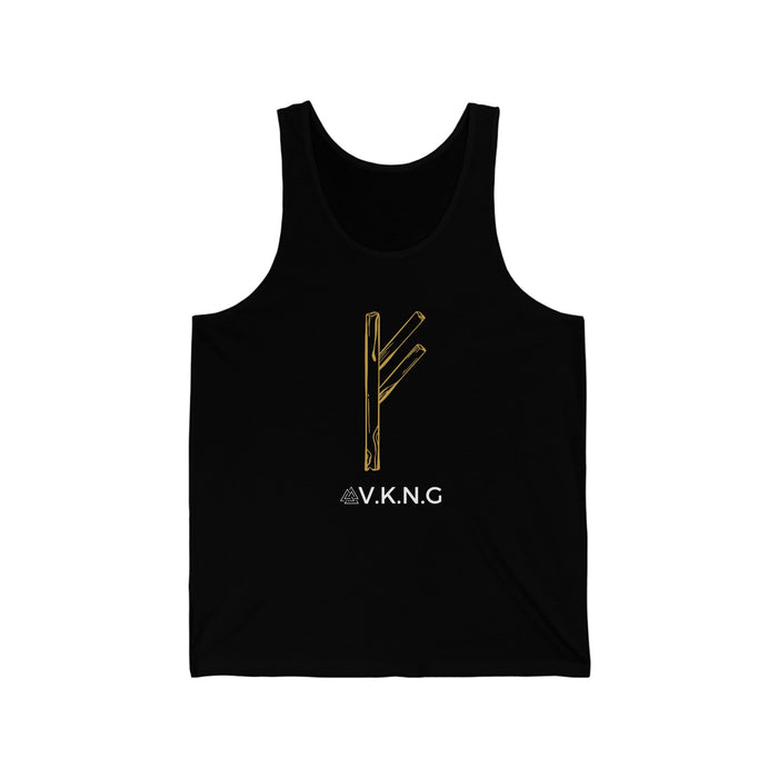 Printify Tank Top Fehu Rune V.K.N.G™ Tank top