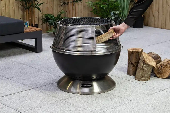 Sahara Smokeless Fire Pit Grill System